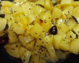A picture of step 3 of Aloo chaat.