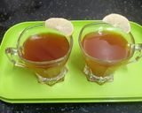 A picture of step 3 of Bengali Lebu Cha or Lemon Tea.