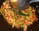 A picture of step 5 of Vegetable Manchurian.