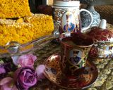 عکس مرحله 8 از دستور صفوف (Sfouf)-کیک زردچوبه