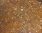 A picture of step 4 of Italian Vegetable and Lentil Soup.