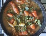 A picture of step 2 of Carrot and Oregano Soup.