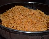 Foto del paso 4 de la receta: Pollo con verduras y spaghetti