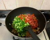 A picture of step 4 of Grilled Schezwan Aloo cheese sandwiches.