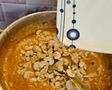 A picture of step 4 of Kaju curry.