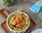 Foto langkah ke 6 dari resep Kare Udang Labu Siam Tempe Semangit.