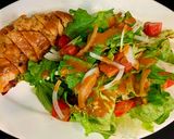Hình bước làm 4 của món Salad ức gà