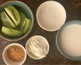A picture of step 1 of Coconut 🥥 Kiwi 🥝 Smoothie.