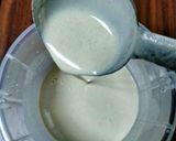 A picture of step 1 of Wheat Dosa.
