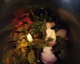 A picture of step 1 of Pudina Rice.