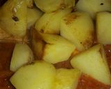 A picture of step 7 of Pakora curry..bengali style.