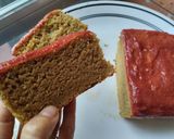 Foto del paso 8 de la receta: Torta 🍰vegana de banana🤪 con dulce de guayaba🍯🍌🍊