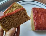 Foto del paso 8 de la receta: Torta 🍰vegana de banana🤪 con dulce de guayaba🍯🍌🍊