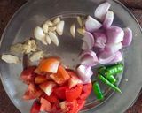A picture of step 4 of Kofta curry.