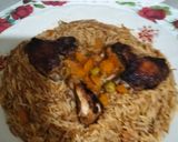 صورة لخطوة 6 من وصفة أرز بالشعيرية بالدجاج والخضار