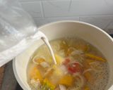 Gambar langkah 3 resipi Masak Lemak Labu, Sawi dan Pucuk Suhun.