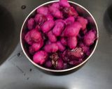 A picture of step 3 of Jamun Fruit Jam.