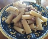 Foto del passaggio 7 della ricetta Tortiglioni melanzane,pancetta e provola