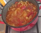 1921. Sertés pörkölt lecsósan kurkumás fűszeres rizzsel ! recept fázis 3 fotója