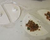 A picture of step 3 of Samosa puff.