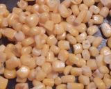 A picture of step 1 of Roasted peas and corn salad.