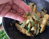 A picture of step 5 of Sichuan salt and pepper veggies with wok-toasted chilli and garlic 🧄 🌶.