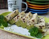 Foto langkah ke 15 dari resep 407. Brownis Kukus Putih Telur Lapis Matcha #PR_BrowniesDCC.
