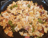 Foto del paso 2 de la receta: Migas de pan con pimiento verde y chorizo