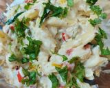 A picture of step 9 of Pasta in White Sauce.