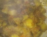 A picture of step 2 of Potato brinjal curry (aloo baingan) recipe.