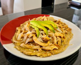 Foto del paso 7 de la receta: Huarache de setas encebolladas con queso vegan