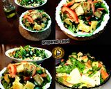 A picture of step 6 of Arabian Fattoush Salad.