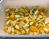 Une image de l'étape 9 de Courgettes jaunes, tomate noire et poivrons verts aux épices.