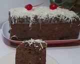 Foto langkah ke 7 dari resep Brownies Kukus Pisang Keju (Banana Choco Cheese Cake).