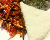 A picture of step 16 of Ugali managu with Omenaa#Lovedishchallenge.