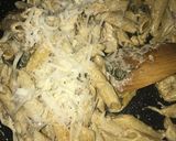 صورة لخطوة 6 من وصفة مكرونه بالسبانخ والريحان 🌿🍃🌱والدجاج