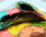 Foto langkah ke 4 dari resep Martabak lipat rainbow.