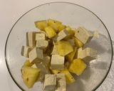 A picture of step 5 of Roasted Tofu and Pineapple with Peanut Sauce.