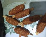 A picture of step 2 of Corn kabab.