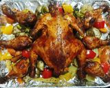 รูปขั้นตอนการทำที่ 3 ของ ไก่อบน้ำผึ้งบาร์บีคิวซอส /ไก่ย่างน้ำผึ้งบาร์บีคิวซอส (Baked Chicken Honey Barbecue sauce)