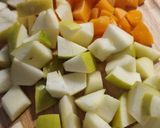 Rakott, gyümölcsös zabpehely (vegán) recept fázis 1 fotója