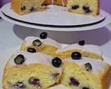 Foto del paso 4 de la receta: Budín húmedo de limón y arándanos
