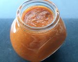 A picture of step 3 of Garlic chilli paste.