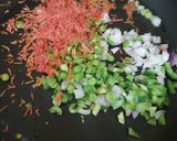 A picture of step 2 of Protein Rich Besan chilla with Paneer stuffing.