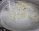Foto del paso 1 de la receta: Fideos con crema y albahaca rinden para 4 personas💪😋
