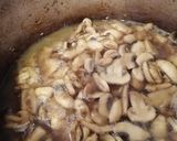 A picture of step 8 of Pork Tenderloin with Boursin® and Mushrooms.