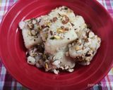 A picture of step 3 of Dry fruits Coconut Burfi.