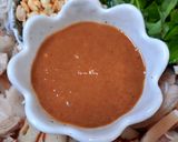 A picture of step 5 of Bún mắm nêm.