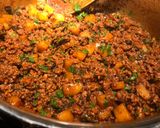 A picture of step 5 of Beef and chorizo tacos.