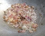 A picture of step 1 of Guava curry.